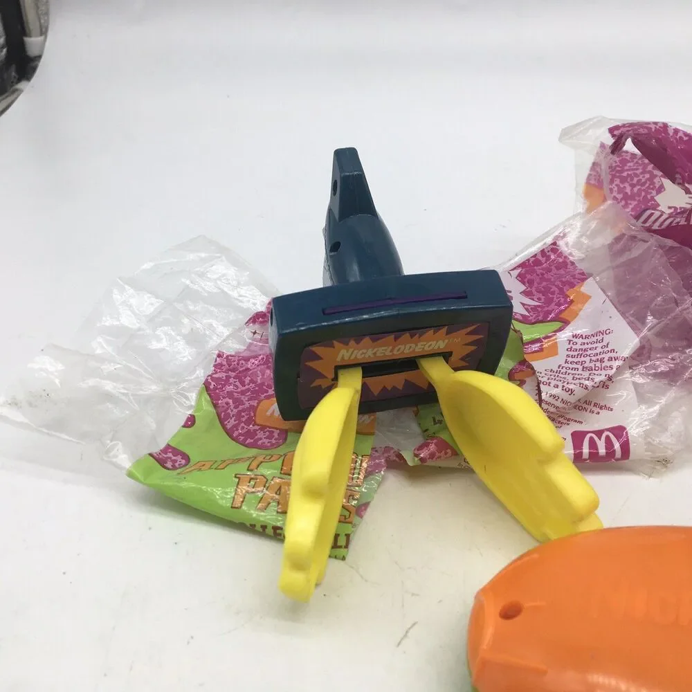 Vintage 1992 Nickelodeon Game Gadgets McDonalds Happy Meal ToysLot 5 Slime Mike